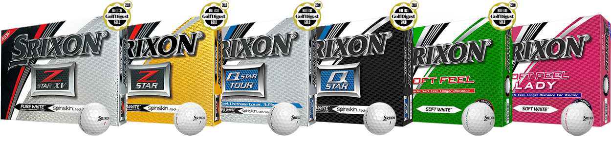 The Right Ball - Srixon Z-star Xv Golf Balls-white (1300x328), Png Download