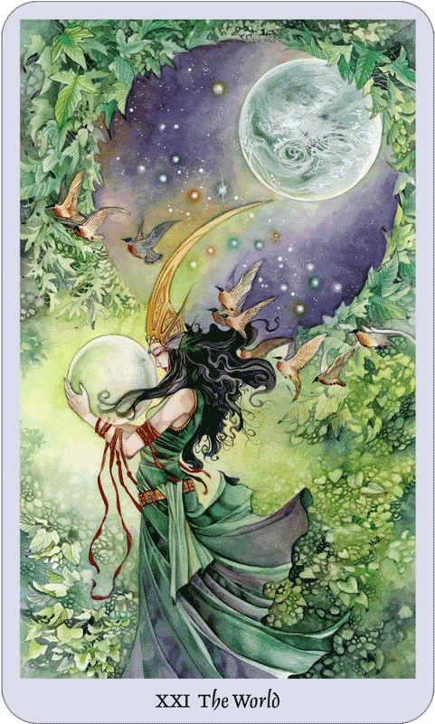 Tarot Card Of The Day The World Now This Card Represents - Fairy Stephanie Pui Mun Law (600x800), Png Download