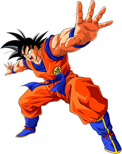 Goku 2 By Alexiscabo1-d9bgxhs - Goku Kamehameha (480x603), Png Download