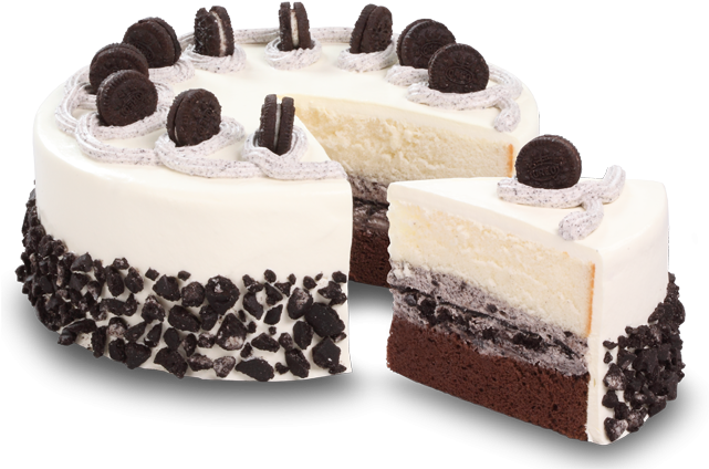 Cookies Cream 1 - Red Ribbon Cookies And Cream Cake (640x437), Png Download