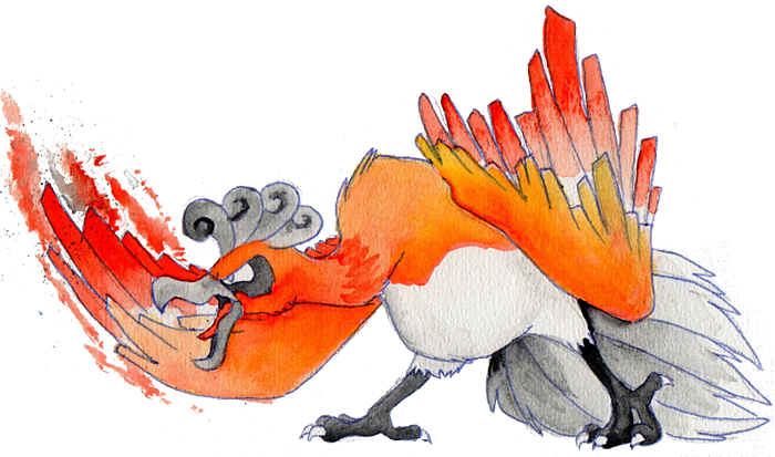 A Johto Story - Ho-oh (700x413), Png Download