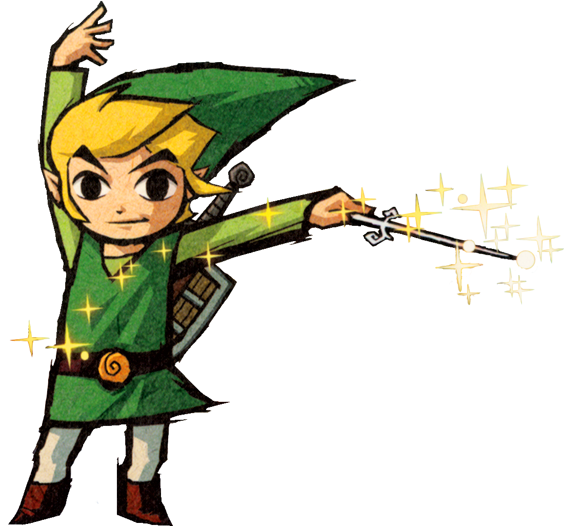 Zelda Clipart Training - Link De Wind Waker (1257x1083), Png Download
