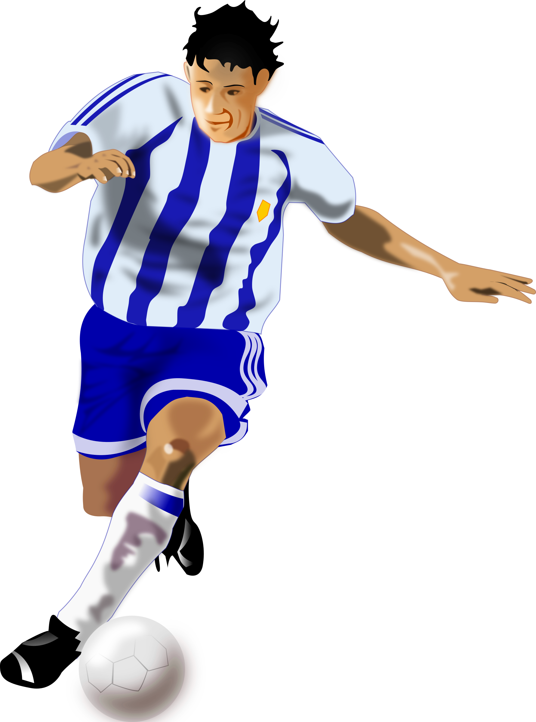 Download Animated Soccer Player Image Group Graphic Free Download - Football  Players Vector Png PNG Image with No Background 