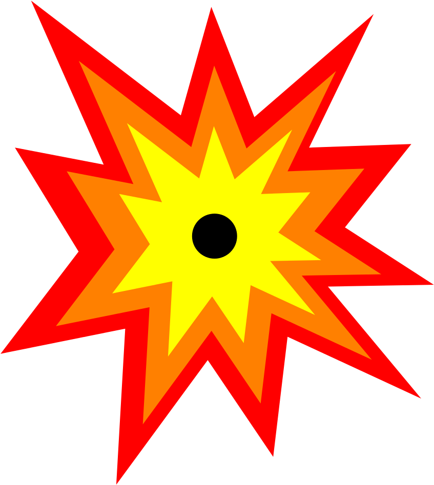 Fire Clipart Png File Tag List, Fire Clip Arts Svg - Explosion Icon Png (900x900), Png Download