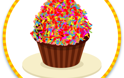 Cupcake (493x310), Png Download