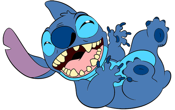Lilo Y Stitch Png - Lilo And Stitch Laughing (600x391), Png Download