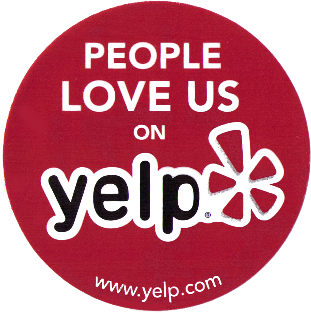 People Love Us On Yelp - We Are On Yelp (1262x1262), Png Download
