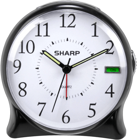 Free Png Analog Alarm Clock Png Images Transparent - Sharp Quartz Analog Clock (480x484), Png Download