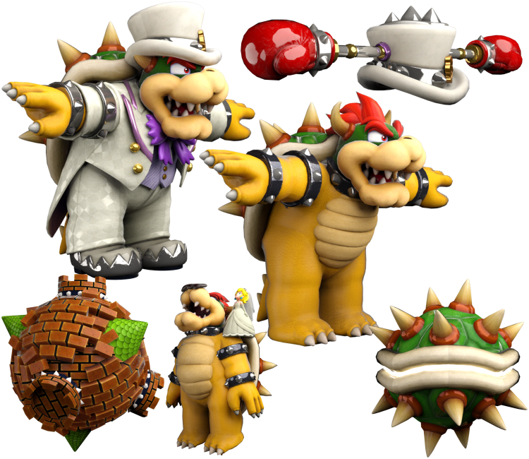 Download Zip Archive - Super Mario Odyssey Bowser (750x650), Png Download