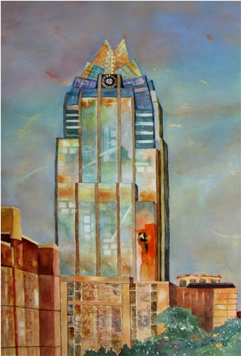 Copyright Waterloo Watercolor - Painting (500x500), Png Download