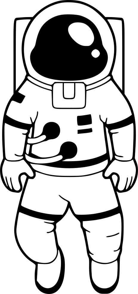 Astronaut Comments - Astronaut (462x980), Png Download