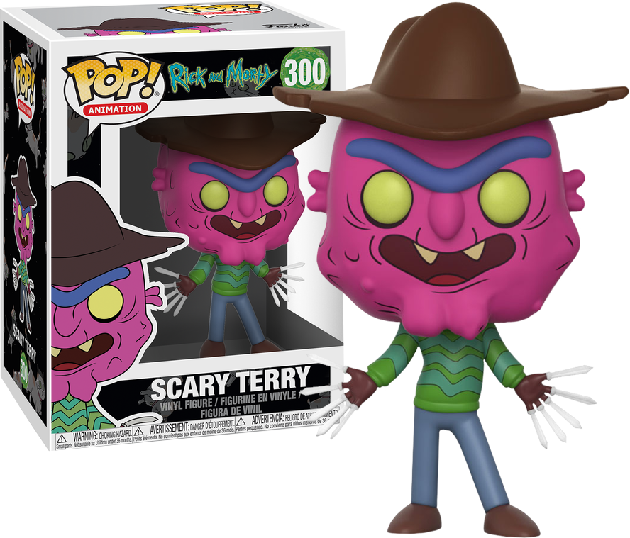 Rick And Morty - Scary Terry Funko Pop (888x759), Png Download