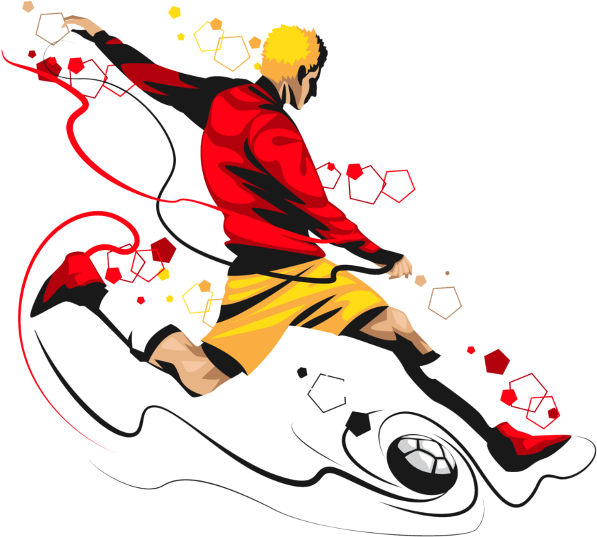 Abstract Soccer Png - Soccer Art Png (1024x1024), Png Download