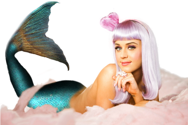 Share This Image - Lady Gaga Mermaid Png (600x600), Png Download