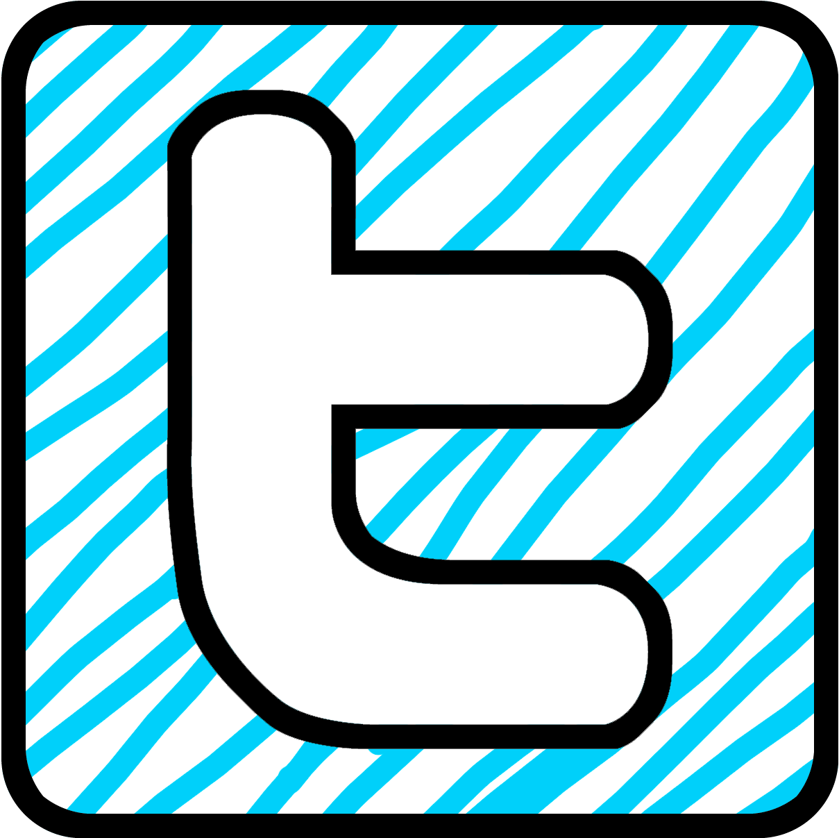 Drawn Logo Twitter - Prague Castle (1300x1300), Png Download