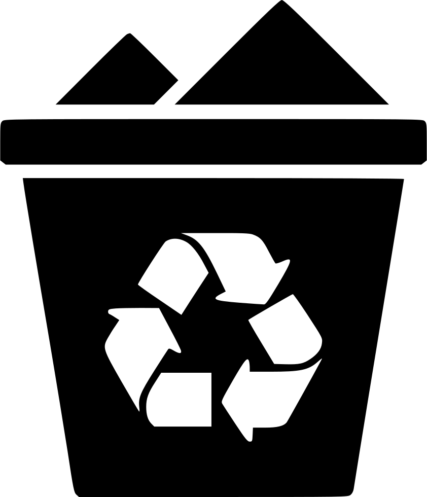 Full Recycle Bin Comments - Recycle Bin Icon Png (842x980), Png Download