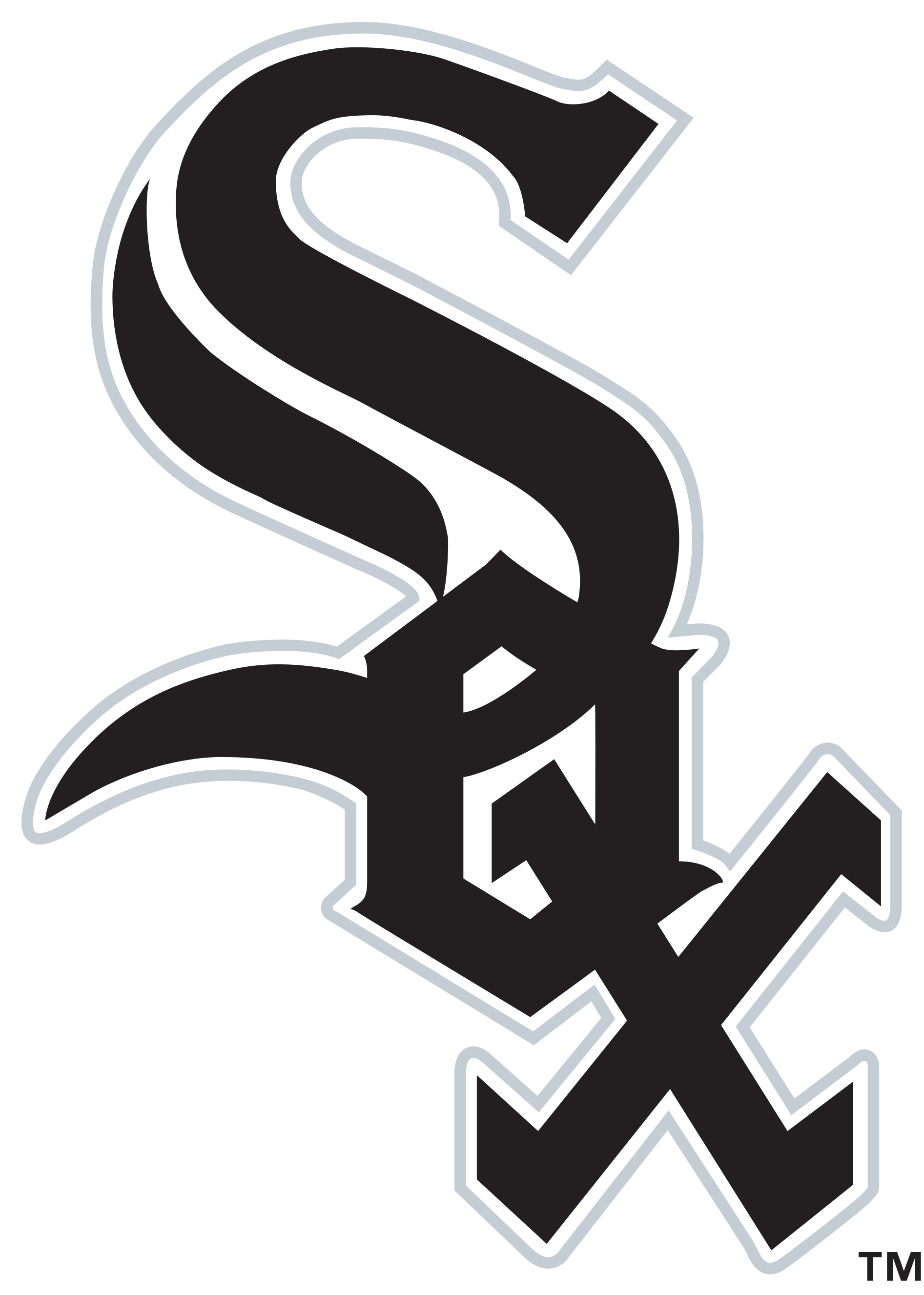 Boston Red Sox 4, Chicago White Sox 1 - Chicago White Sox Logo (1200x1657), Png Download