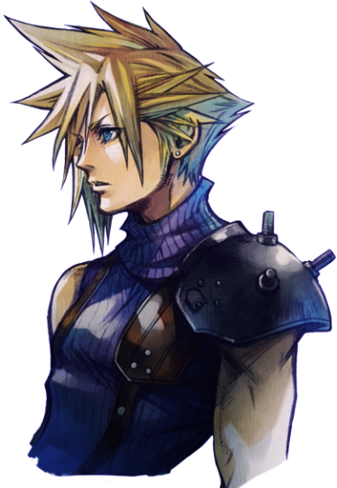 Cloud Strife - Final Fantasy 7 Cloud (373x540), Png Download