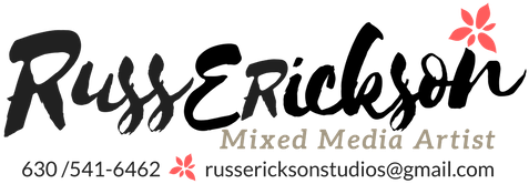 Russ Erickson- Logo - Calligraphy (489x249), Png Download