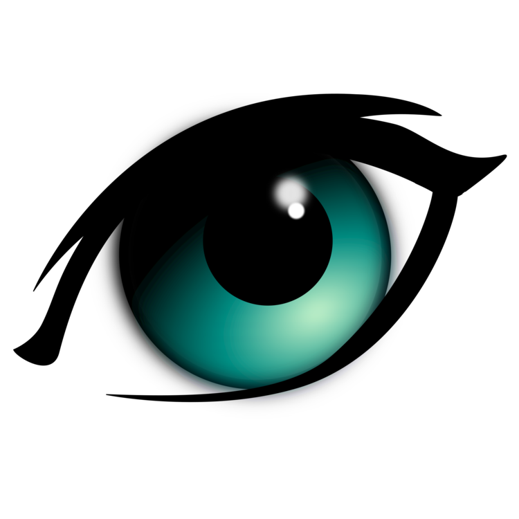 Clipart Freeuse Download Eyeball Blue Frames Illustrations - Cartoon Eye (640x640), Png Download