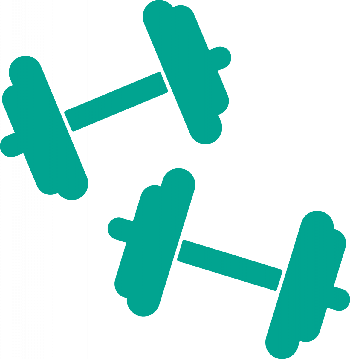 Dumbbells Clipart Group Fitness - Fitness Equipment Cliparts Png (1171x1200), Png Download
