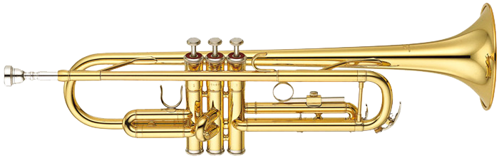 The Trumpet Plays High Brassy Notes - Yamaha Ytr 5335g (700x222), Png Download