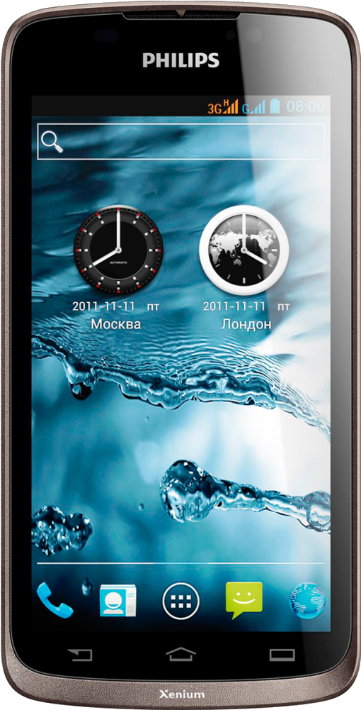 Download - Philips Xenium W832 Grey (1000x1000), Png Download