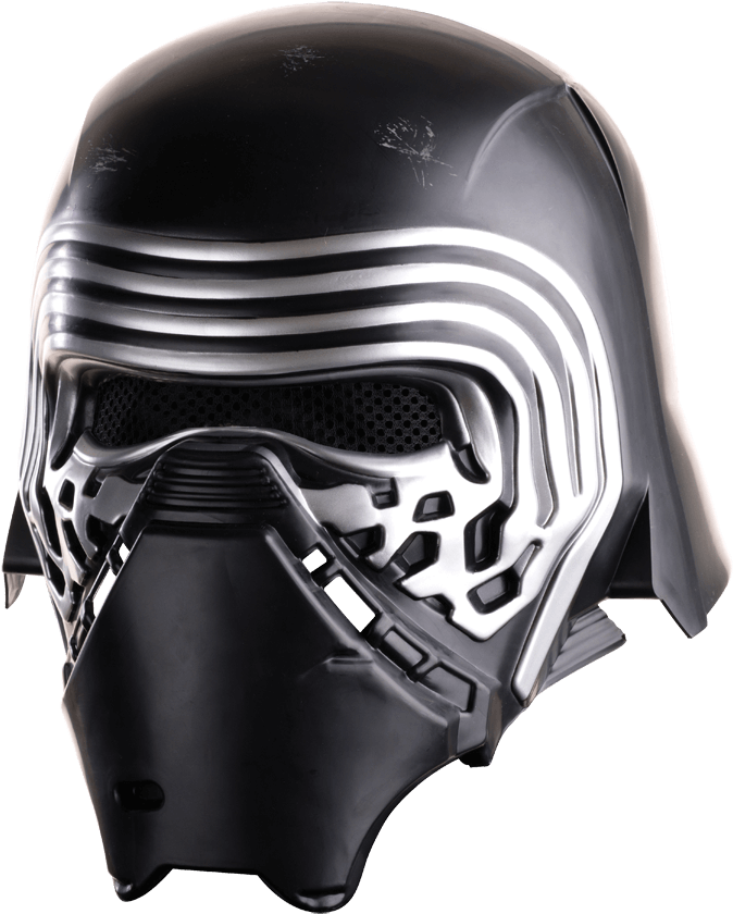 Deluxe Two-piece Adult Kylo Ren Mask - Kylo Ren Star Wars Helmet (850x850), Png Download