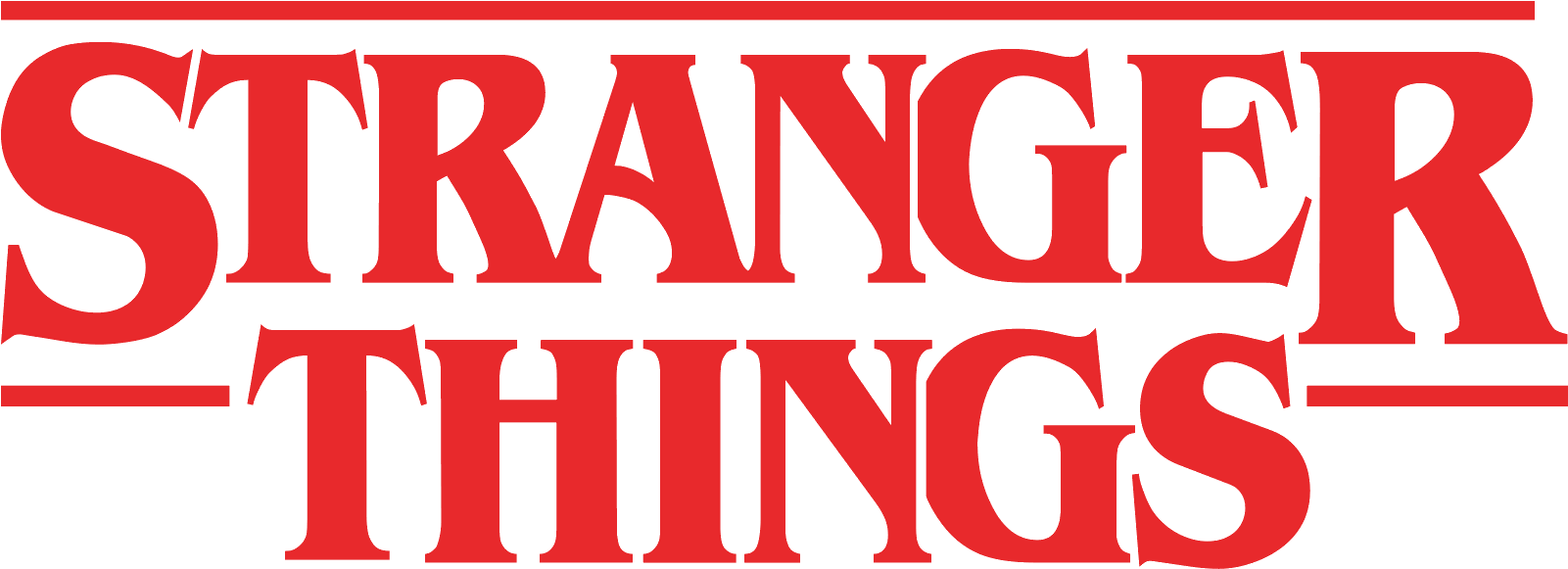 Stranger Things Logo Png Graphic Black And White Stock - Stranger Things - Mystery Minis Blind Box (1600x1600), Png Download