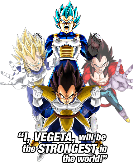 Strongest Vegeta - Vegeta (426x568), Png Download