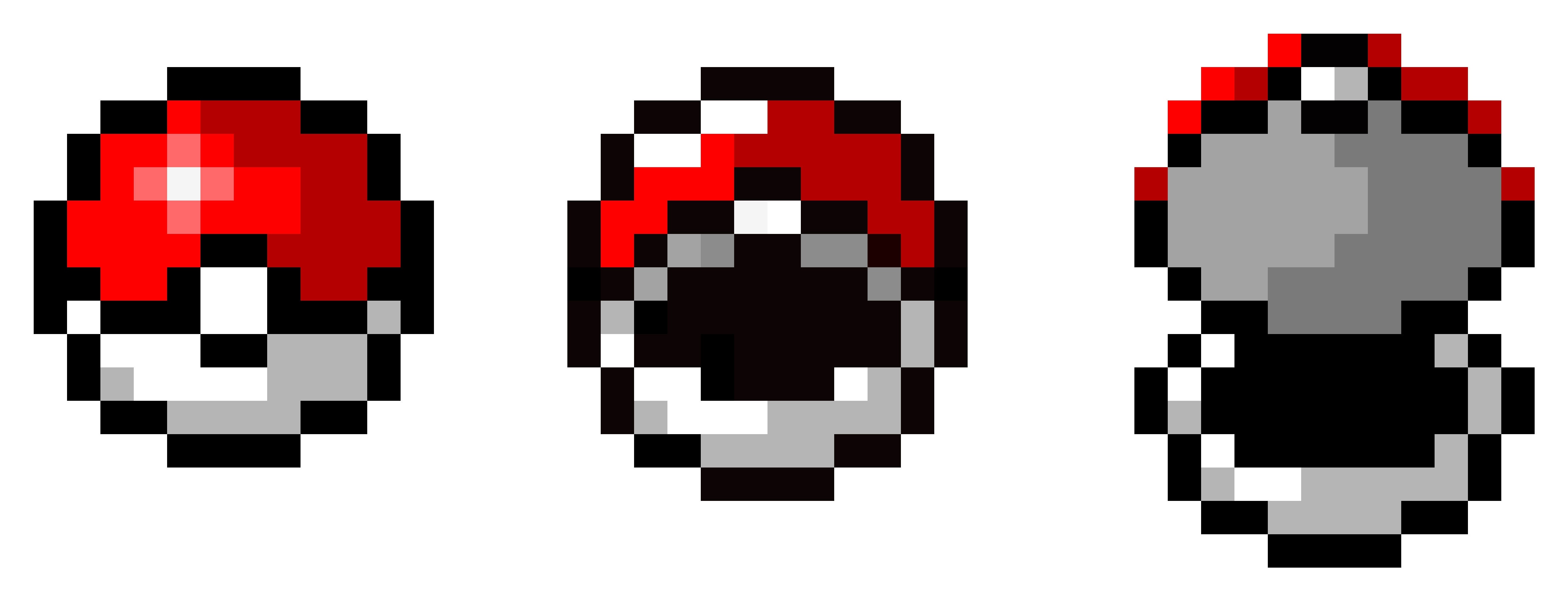 Pokeball Open Png - Portable Network Graphics (6600x2900), Png Download