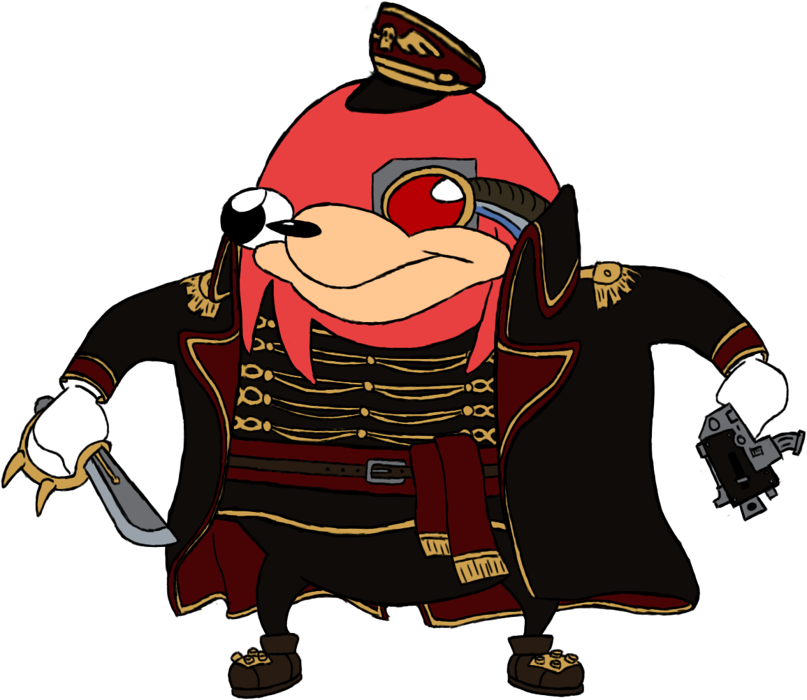 Vrchat T-shirt Vertebrate Fictional Character Cartoon - Warhammer Knuckles (1217x1080), Png Download