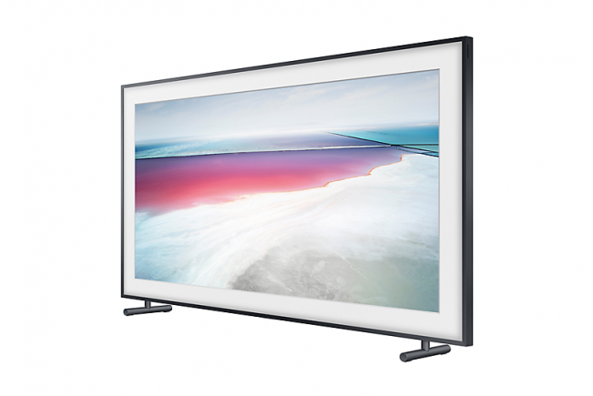 Front Black Image - Samsung The Frame Art Mode Tv, 65, Ultra Hd Certified (650x650), Png Download