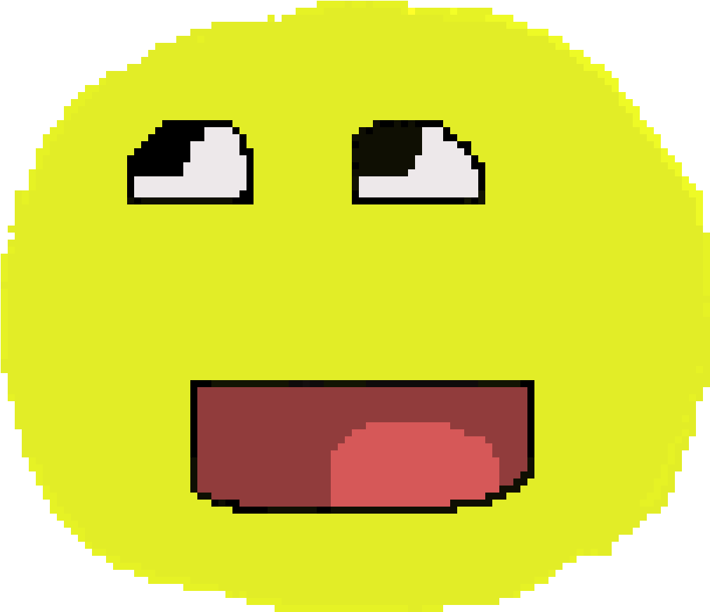 Surprised Emoji - Portable Network Graphics (1110x900), Png Download