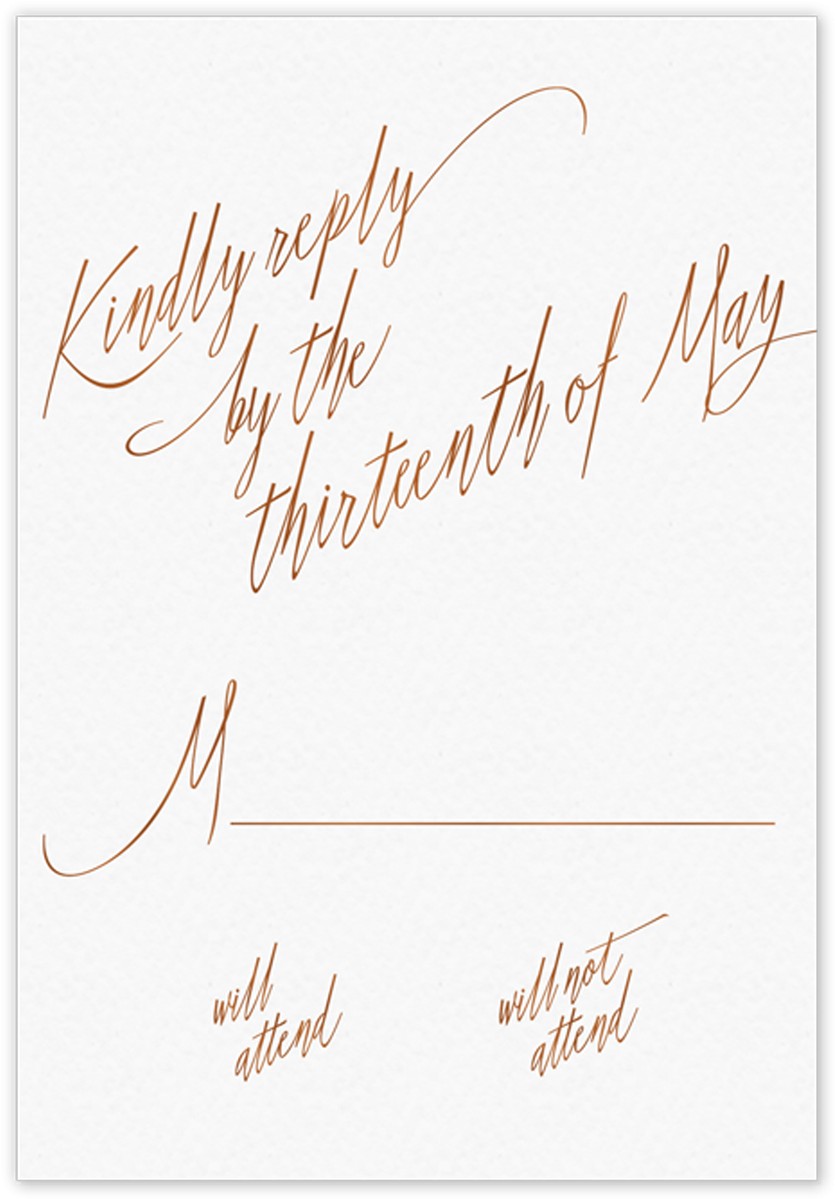 Watercolor Reply Card - Calligraphy (1200x1200), Png Download