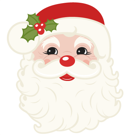 Vintage Santa Cut Files For Cricut Svg Cutting Files - Free Santa Svg Files (432x432), Png Download