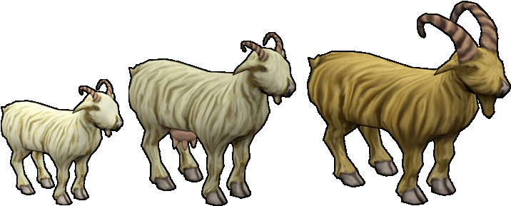 Goat (733x289), Png Download