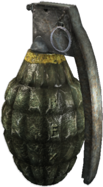 Pineapple Grenade Png - Grenade Png (1191x670), Png Download