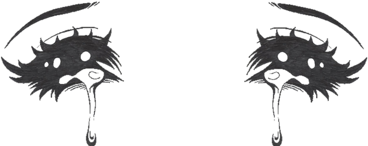 Anime Vest Ideas Pinterest - Crying Anime Eyes Png (1280x519), Png Download