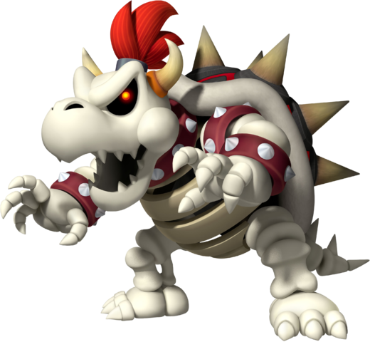 Dry Bowser - Dry Bones And Koopa Troopa - Free Transparent PNG Download ...