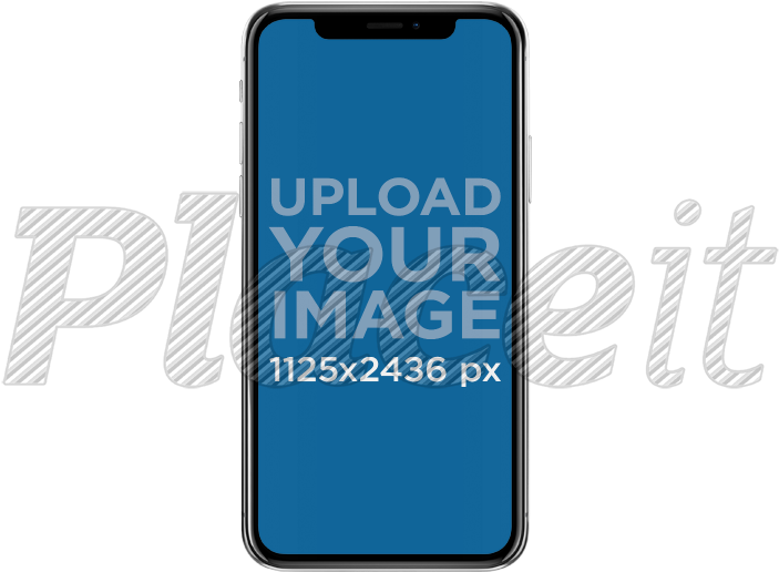 Placeit - Iphone X Mockup Transparent (750x563), Png Download
