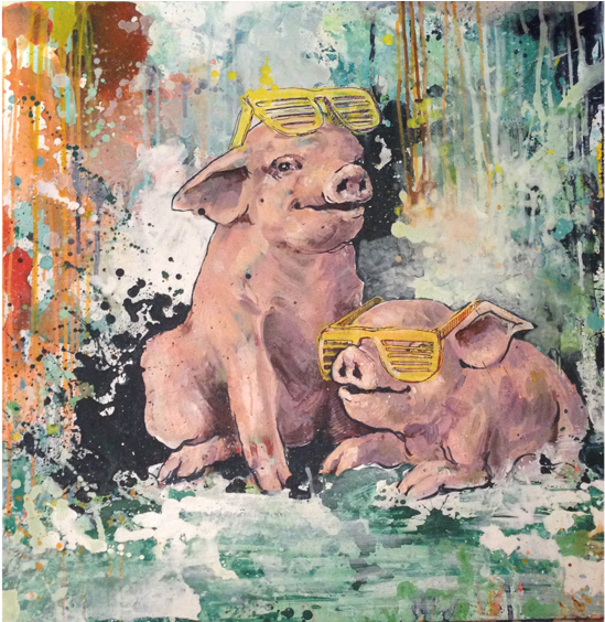 Swag Portfoliosite - Painting (1000x563), Png Download