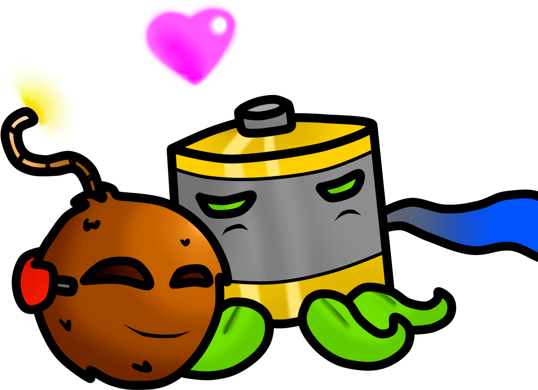 Coco Bomb Battery Vine - Plants Vs. Zombies (1946x1642), Png Download