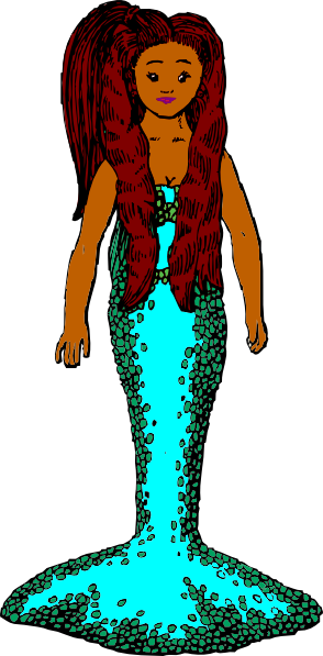 How To Set Use Jerisha The Mermaid Clipart (294x597), Png Download