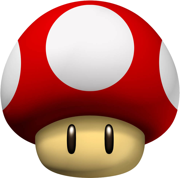 Siblingshot On The Bleachers - Mario Kart Wii Mushroom (800x800), Png Download