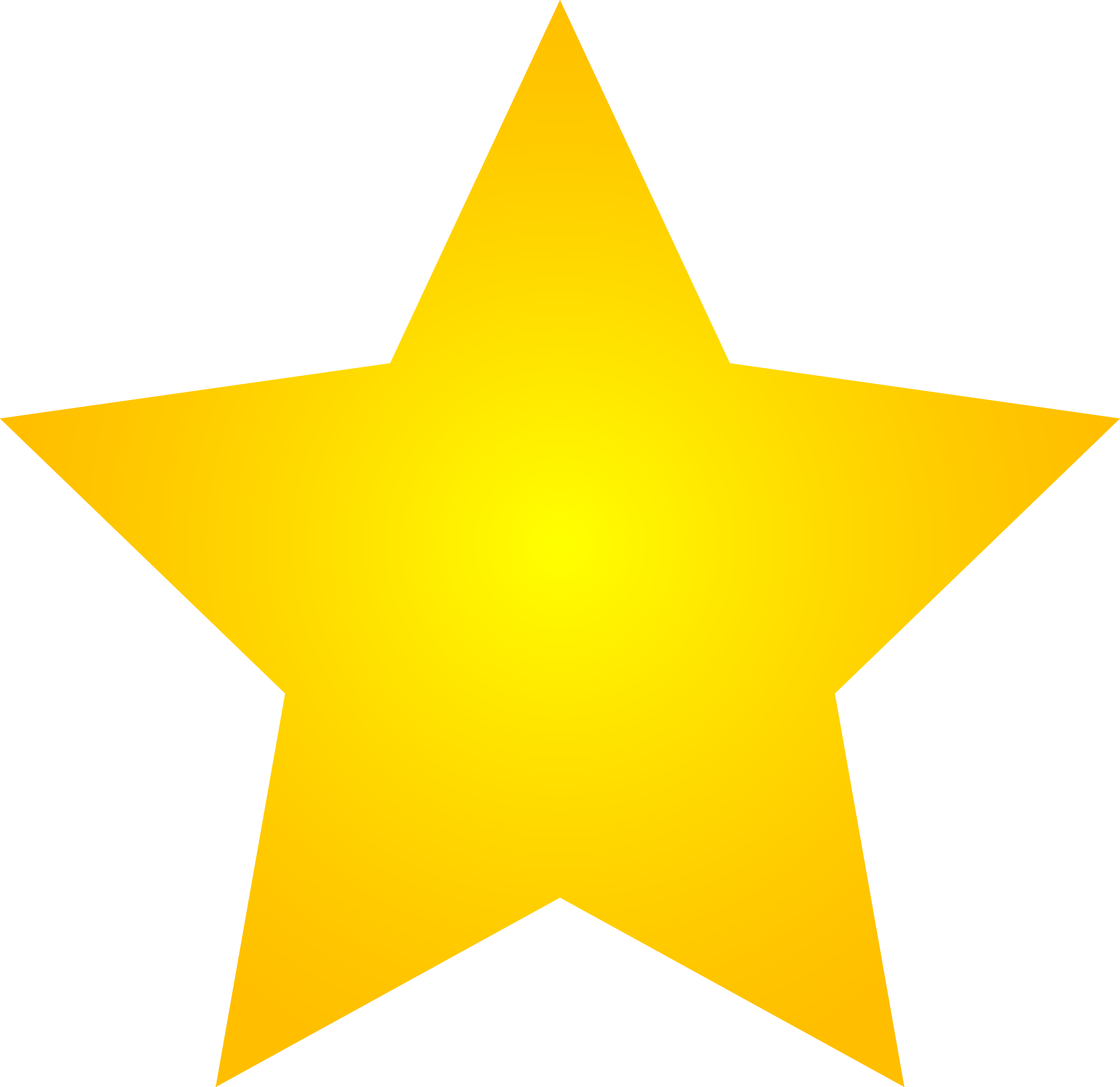 Pictures Of Gold Stars - Gold Star Clipart (550x534), Png Download