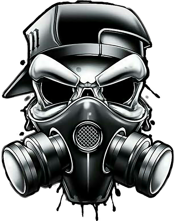 Skull Gas Mask Png Gas Mask Skull Graffiti Transparent Png | My XXX Hot ...