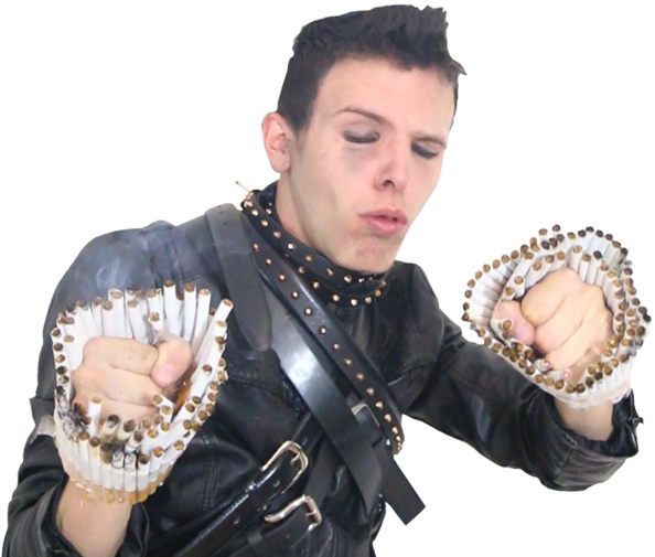 This Media May Contain Sensitive Material - Idubbbz Cigarette (600x525), Png Download
