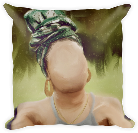"emerald" Pillow - Gadsden Flag (500x500), Png Download