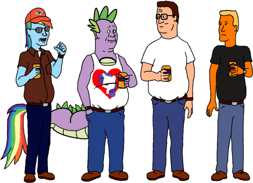 Aniamalman, Bill Dauterive, Boomhauer, Crossover, Dale - Google+ (935x695), Png Download